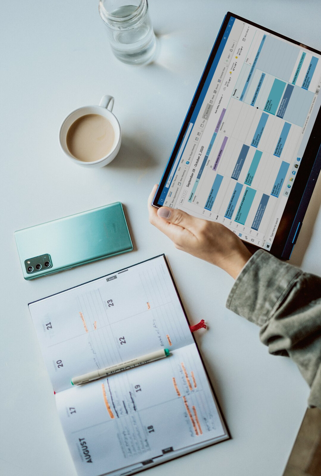 person planning retirement